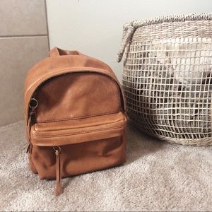 Mini Lorimer Leather Backpack